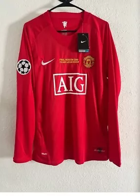 Wayne Rooney 2008 Manchester United Champions League Final Retro Jersey • $55