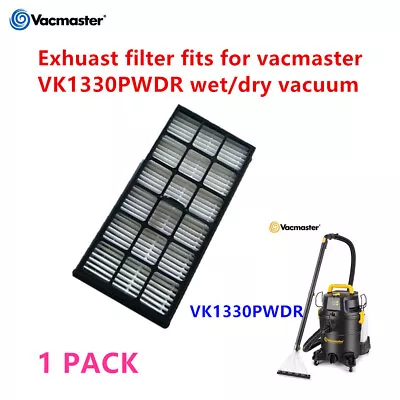 1 Pcs Exhuast Filter Fits For Vacmaster  VK1330PWDR Wet/dry Vacuum • $14.99