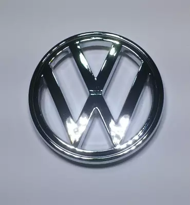 $44.85 • Buy Front Hood Emblem Chrome 82.5mm Volkswagen T1 Bug & Super Beetle 1963-1979