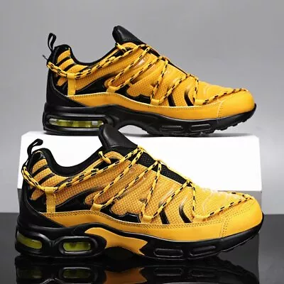 New Men's Platform Casual Shoes Lace Up Flats Outdoor Walking Shoes Footwear • $62.34