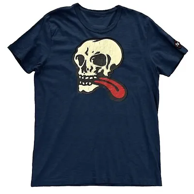 Johnson Motors Inc Size L John Van Hamersveld SKULL/TONGUE T Shirt New Old Stock • $19.95