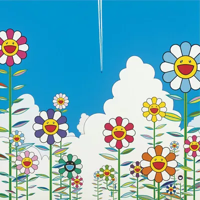 Takashi Murakami Vapor Trail Canvas Print 17 X 17 • $39.99