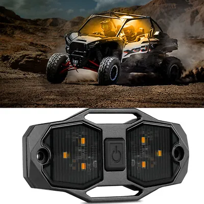 For Polaris Ranger RZR XP 1000 UTV Amber Universal Roll Bar Mount LED Dome Light • $18.98