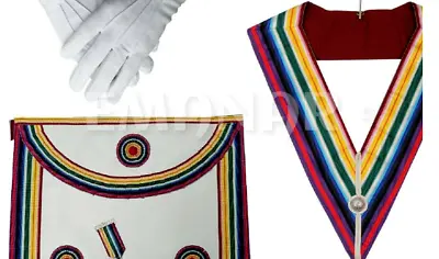 Masonic Regalia RAM ROYAL ARK MARINER MEMBERS Apron Collar Gloves Jewel NEW • £15.89