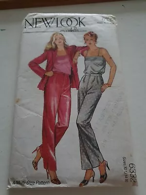 New Look Maudella Vintage Sewing Pattern - 6332- Jacket Camisole And Trousers • £2.99