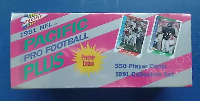 1991 PACIFIC PRO FOOTBALL PLUS NFL -Premier Edition - 550 Cards - FACTORY SEALED • $14.95