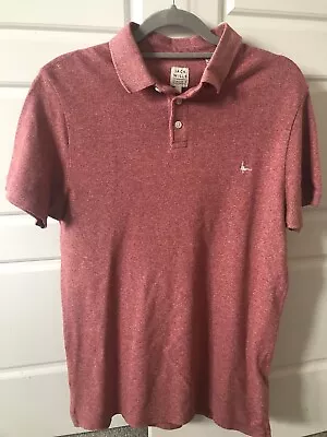 Men’s Jack Wills Polo Shirt Size S Speckled Red • £4.50