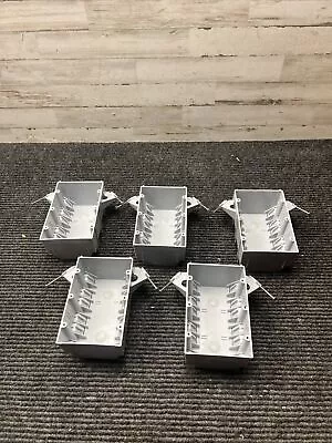 Lot Of 5 - Cantex Switch 3 Gang Outlet Box Nail-On Depth EZ44TN • $25.50