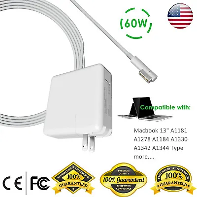 For Mac Book Pro Charger 60W L-Tip Magnetic Charger Power AC Adapter MacBook 13  • $13.95