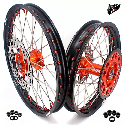 KKE 21  19  MX Cast Spoked Wheels Rim Fit KTM 2003-2024 EXCF SX XC XCF 125-530CC • $569