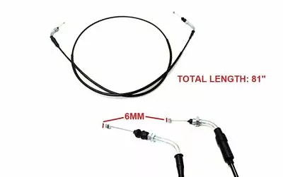 81  Throttle Cable For Chinese Moped Scooter Gy6 Atv Cb24s • $7