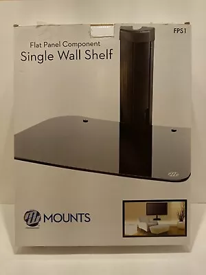 MW Mounts Flat Panel Componet Single Wall Shelf Black. #FPS1. • $10