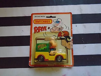 1980 Matchbox Popeye Diecast Spinach Wagon New Old Stock Factory Sealed Mint! • £9.99