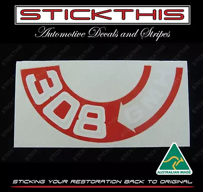 Holden Monaro Sandman GTS Statesman Suits HQ - Air Cleaner Decal 308 5.0L V8 • $19.85