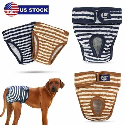 S-2XL Leakproof Male Dog Diapers Belly Band Wrap PantiesWashable Ultra Absorbent • $6.65