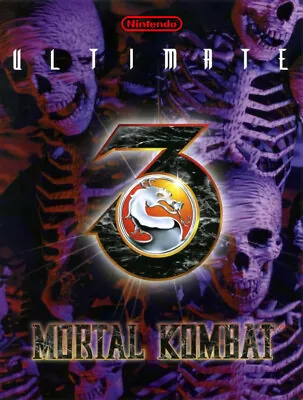 Mortal Kombat 3 Ultimate Nintendo Game Poster 1997 • $13