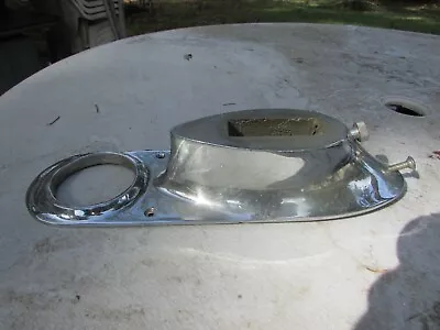 Vintage Century Coronado Wood Boat Stern Burgee Flag Gas Tank Chrome Stand C 715 • $75