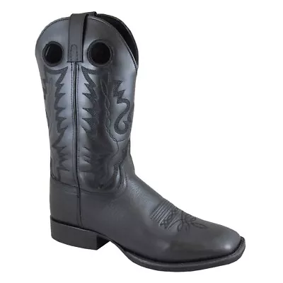 SMOKY MOUNTAIN BOOTS Mens Outlaw Western Black Boot (4056) • $106