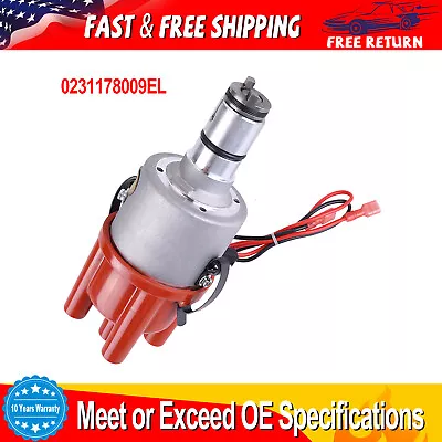 New For Volkswagen 009 Distributor W/ Electronic Ignition Vw T1 Bug T2 Bus Ghia • $56