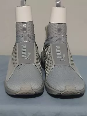 $360 • Buy PUMA X FENTY Rhianna Quarry  Trainer HIGH TOPS NWB Plus Fenty Velvet Shoe Bag.
