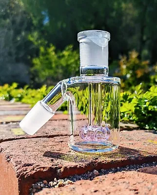 Premium Quality Thick Mini 14mm 45° Pink Ash Catcher For Tobacco Water Pipe Bong • $16.99