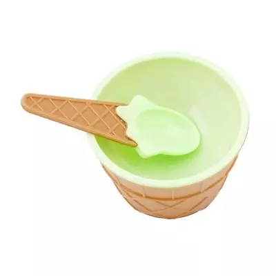 £4.09 • Buy Dessert Ice Cream Cone Sundae Dishes Party Spoons LA