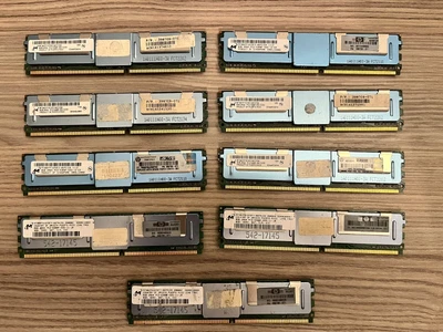 £59.99 • Buy 72GB (9x8GB) HP 2Rx4 PC2-5300F ECC REG Mac Pro 1,1 2,1 MEMORY DDR2-667MHZ FBDIMM