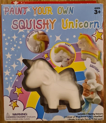 $7.95 • Buy Paint Your Own Squishy Unicorn (Ages 3+)