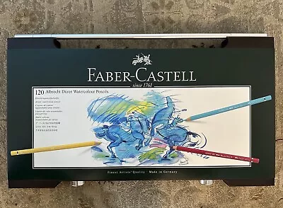 Faber Castell Albrecht Durer Watercolour Pencil - 120 Colour Pencils Wooden Box • £269.99