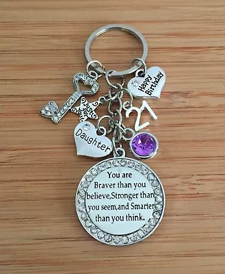 18th 21st Key Birthday Gift Keyring For Daughter Sister Niece Cousin Friend #3 • £6.99