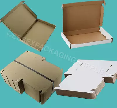 Boxes Brown/white Pip A4 A5 A6 Dl Mini Postage Large Letter Royal Mail Cardboard • £5.09