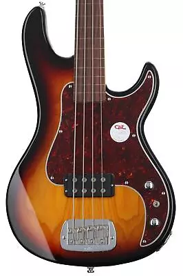 G&L Tribute Kiloton Fretless Bass Guitar - 3-tone Sunburst • $629.99