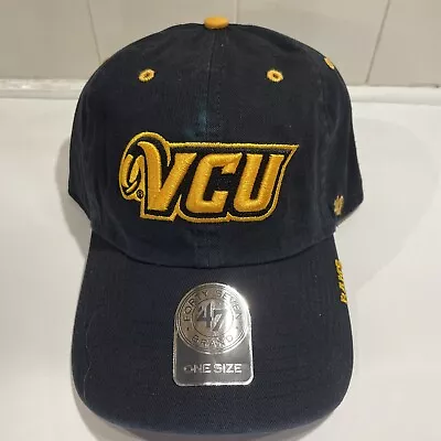 ‘47 Brand VCU Rams Adjustable Hat Cap Black Virginia Commonwealth NEW • $19.99