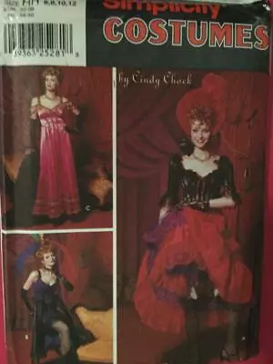 $16.82 • Buy Simplicity Sewing Pattern 9899 Misses Can Can Dancer Costumes Size 6-12 UC