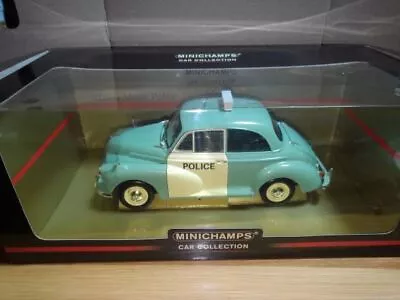 Box With Damage And Stains Police Car Minichamps 150137090 1/18 Morris Minor Mil • £122.66
