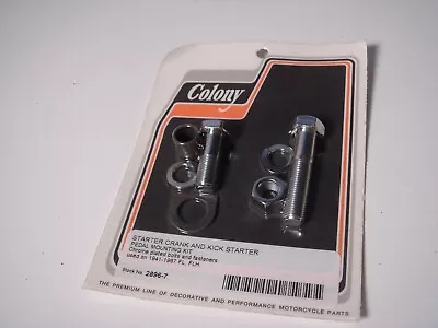 Harley Starter Crank Kick Starter Pedal Mount Kit 41-67 Chrome V-Twin 2896-7  Q1 • $16.09