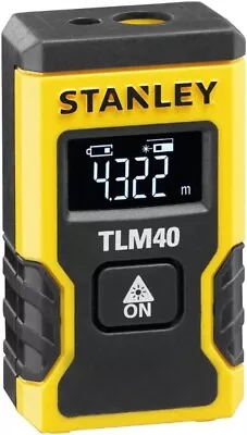 STANLEY Pocket Laser Distance Measure 12M TLM40 Rechargeable Mens Builder Gift  • £33.99