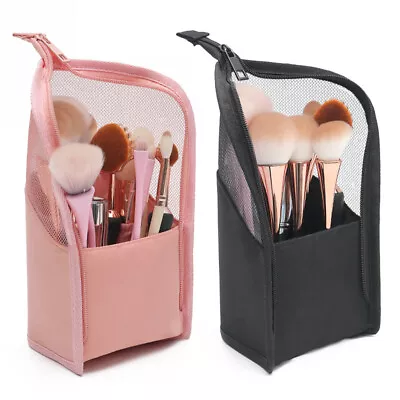 Portable Cosmetic Pencil Storage Organizer Makeup Brush Case Travel Holder Pouch • £5.62