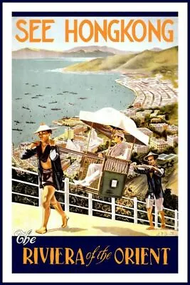 Countries Travel Poster See Hong Kong CTP062 Art Print A4 A3 A2 A1 • £4.73