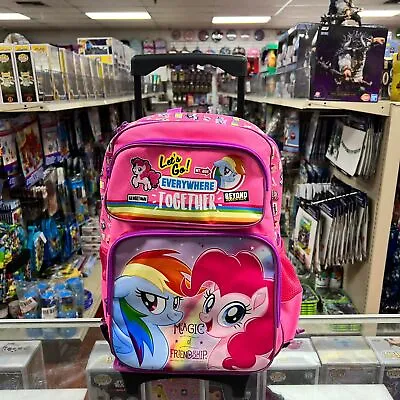 MY LITTLE PONY  MAGIC OF FRIENDSHIP  16  School Rolling Backpack Luggage Bag! • $24.95