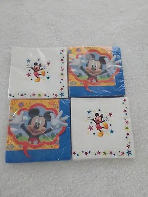 4X Mickey Mouse Clubhouse Disney Paper Napkins Kids Birthday Party Decorations  • $14.99