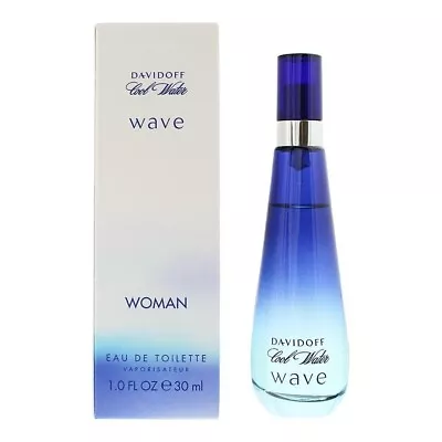 Davidoff Cool Water Wave Woman Eau De Toilette 30ml EDT For Her • £16.93