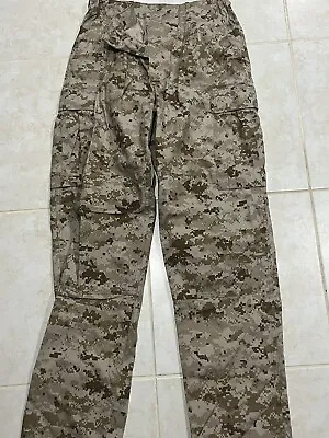 USMC Desert Marpat Pants Marine Corps MCCUU CAMO Trousers Medium Regular • $32