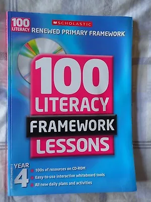 £4.50 • Buy Scholastic 100 New Literacy Framework Lessons For Year 4 Teacher Book