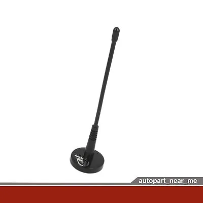 Car Magnetic Base Single Pole Decoration Antenna Black 15cm Universal - 1pcs • $7.99