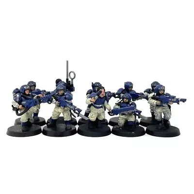 (8762) Cadian Shock Troops Squad Astra Militarum Imperial Guard Warhammer 40k • £15