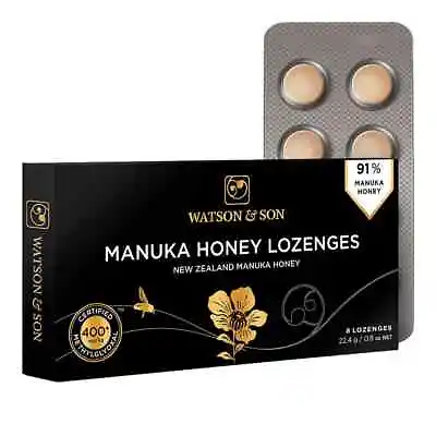 Watson & Son 400+ Manuka Honey Lozenges 8 Pack QLD Stock • $9.78