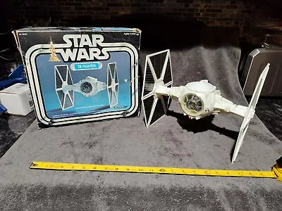 Vintage Kenner Star Wars Imperial Tie Fighter W Box!  Complete! Working 1978 • $379.99