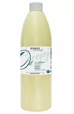 Organic Emu Oil Australian Triple Refined 16 Oz 32 Oz 1 Gallon Fresh Creamy Emu • $16.99