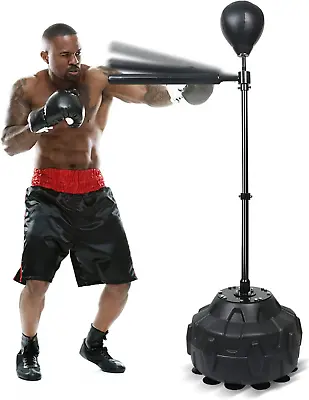 Boxing Speed Trainer Punching Bag Spinning Bar Training Boxing Ball With Reflex • $181.99